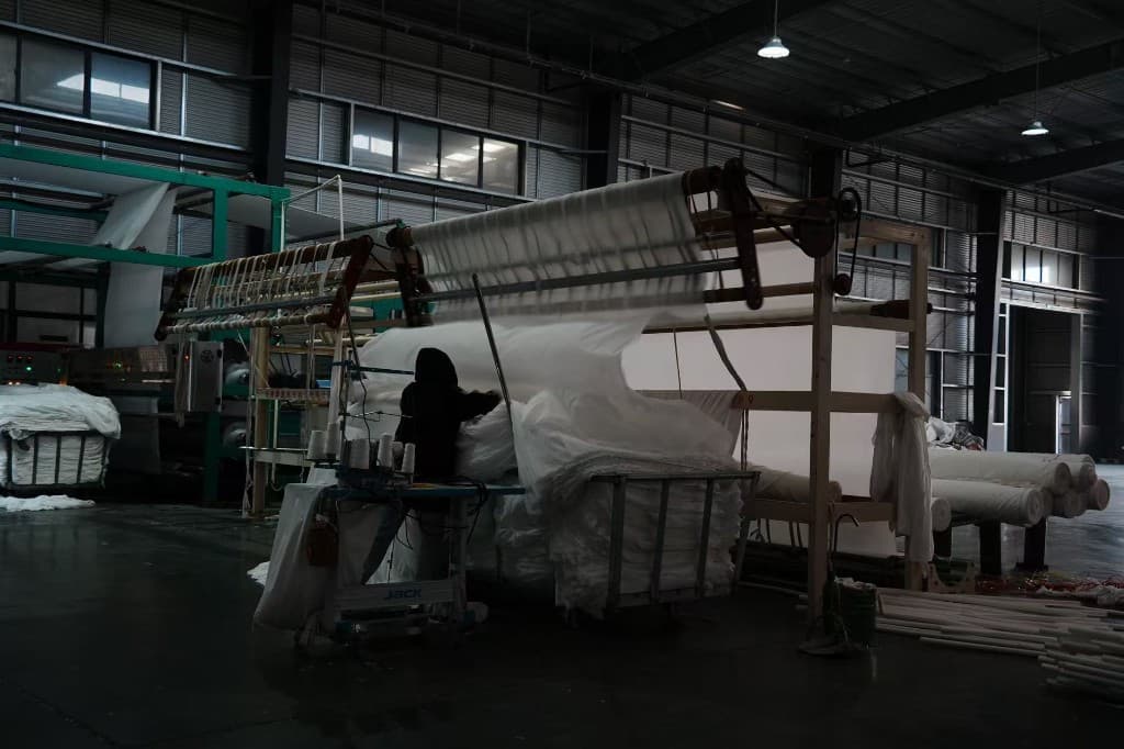 磨毛车间 - 生产