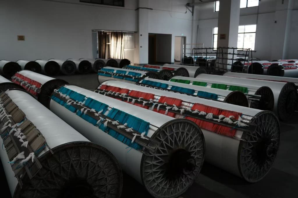 穿棕车间 - 经轴