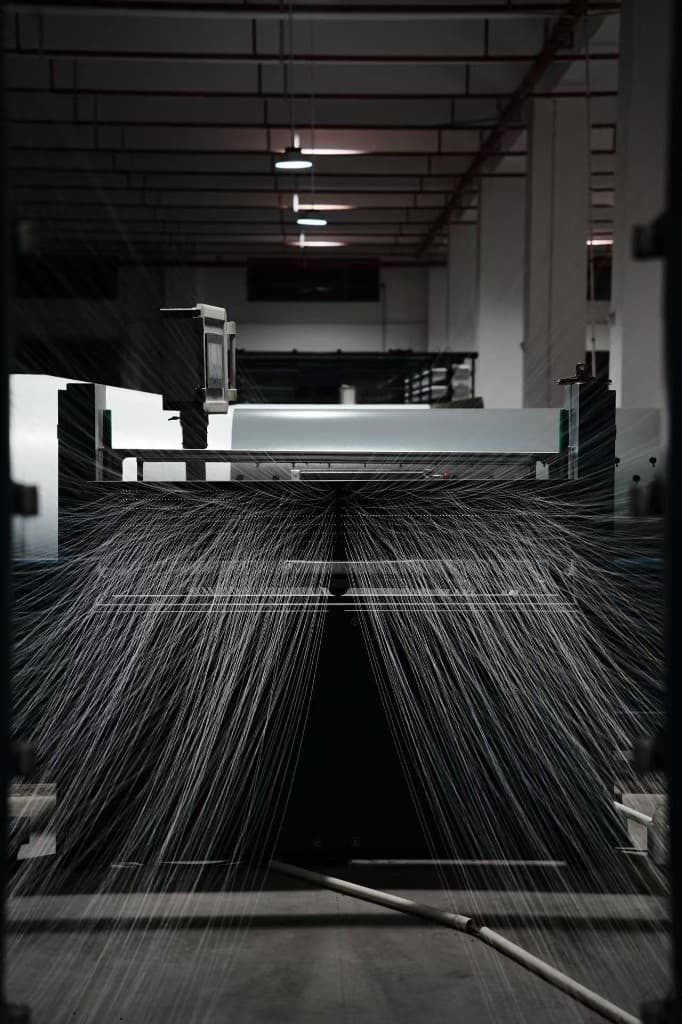 牵经车间 - 整经