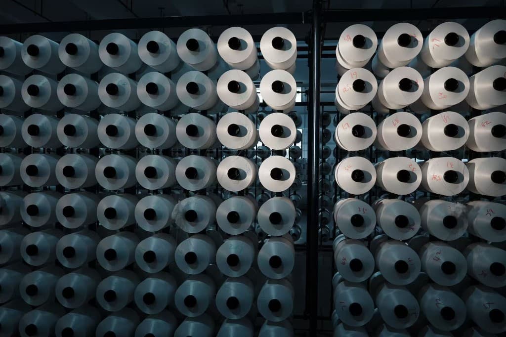 加弹车间 - 纱线存储